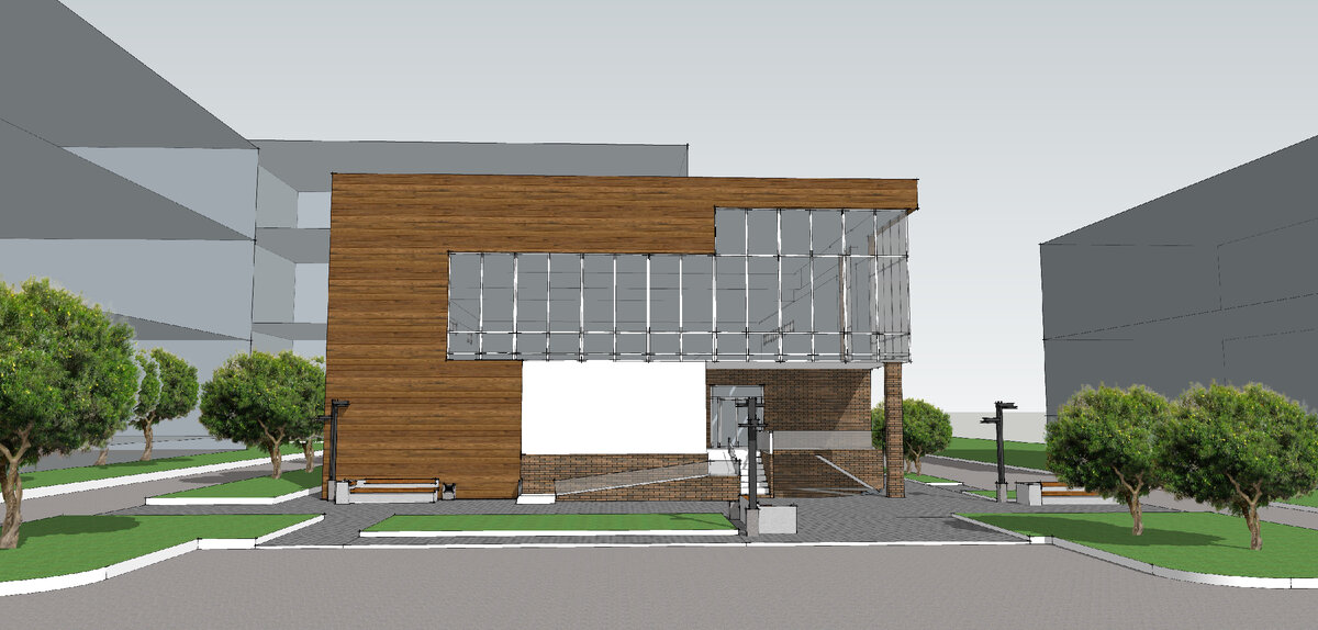 Торговое здание. Волгодонск.