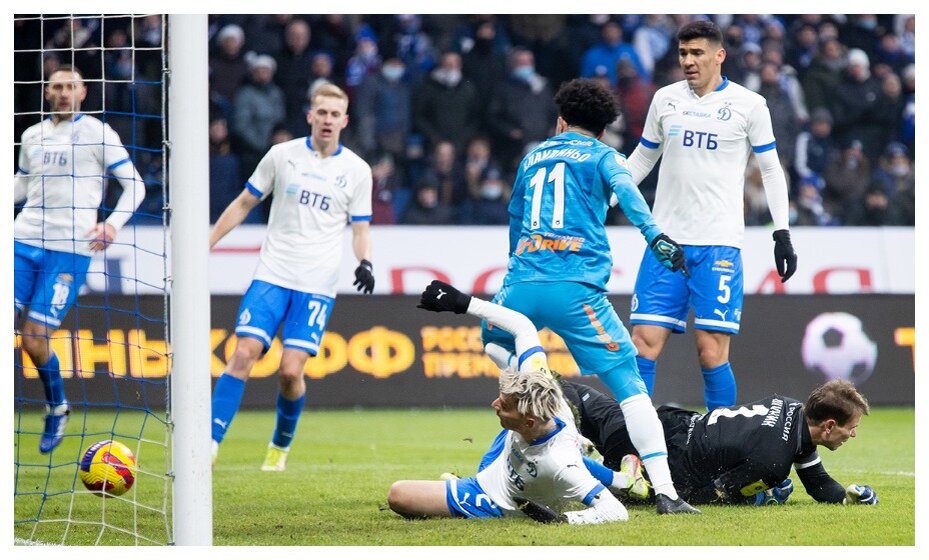    Футболисты «Зенита» в четвертьфинале Кубка России сыграют с «Динамо». Фото: РПЛ