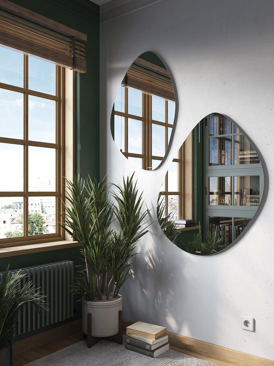 Зеркало с LED-подсветкой из коллекции ECLIPSE