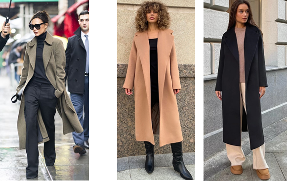 Фото Pinterest.com. // Пальто в цвете кэмел и черном цвете от OVERCOAT.