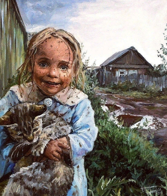 Тася Чудакова. 2017. К сожалению, названия картины найти не удалось.