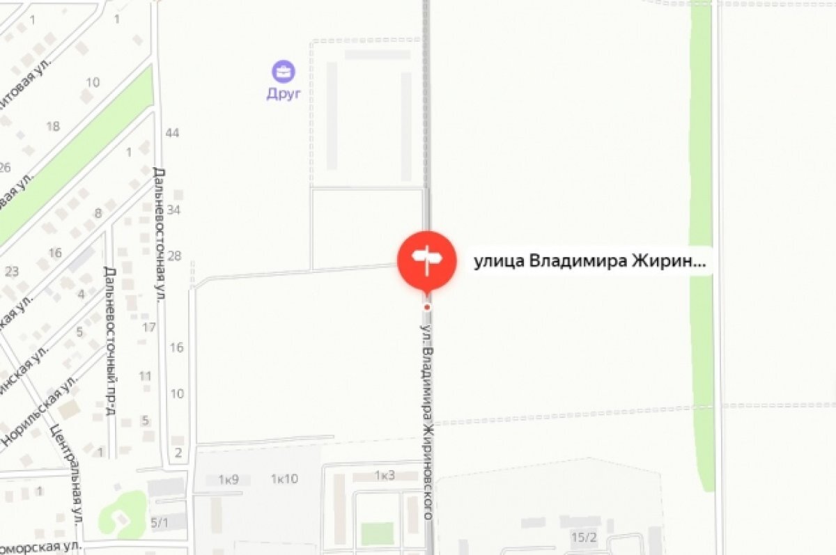    На онлайн-картах Краснодара появилась улица имени Владимира Жириновского
