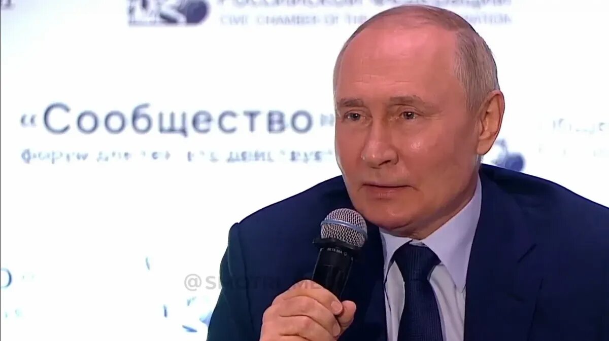 Владимир Путин. Фото: кадр из видео