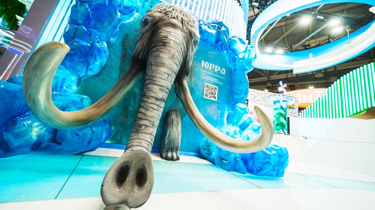    На выставке ВДНХ можно будет сфотографироваться с югорским мамонтом