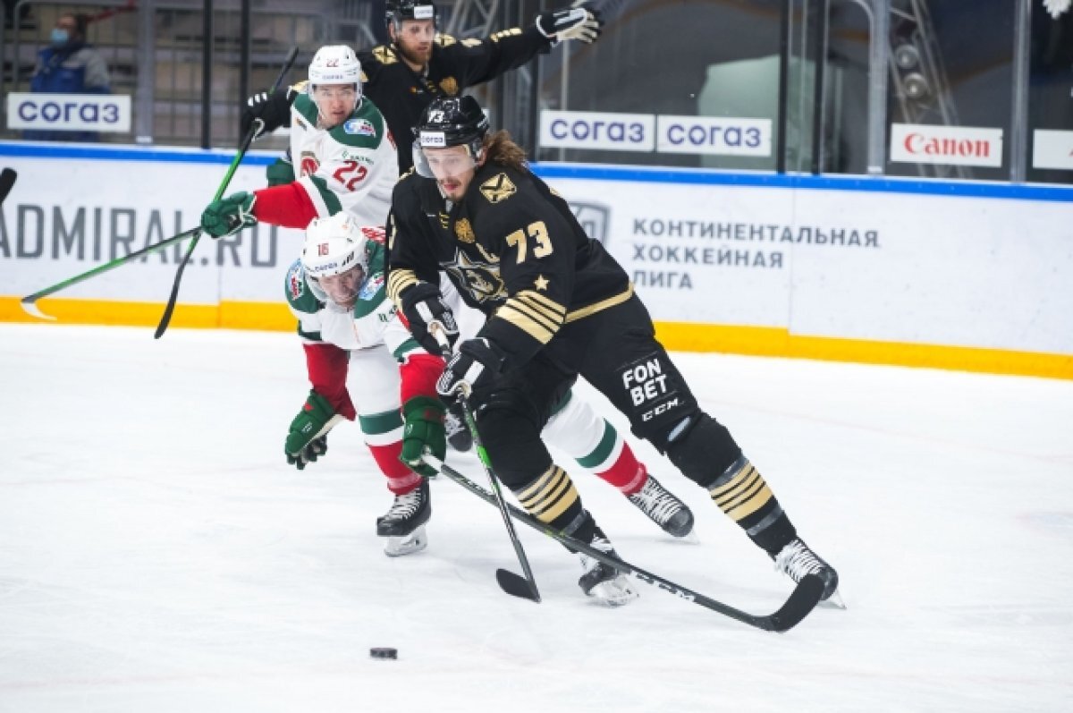    «Трактор» просто «переехал» «Адмирал» в матче КХЛ