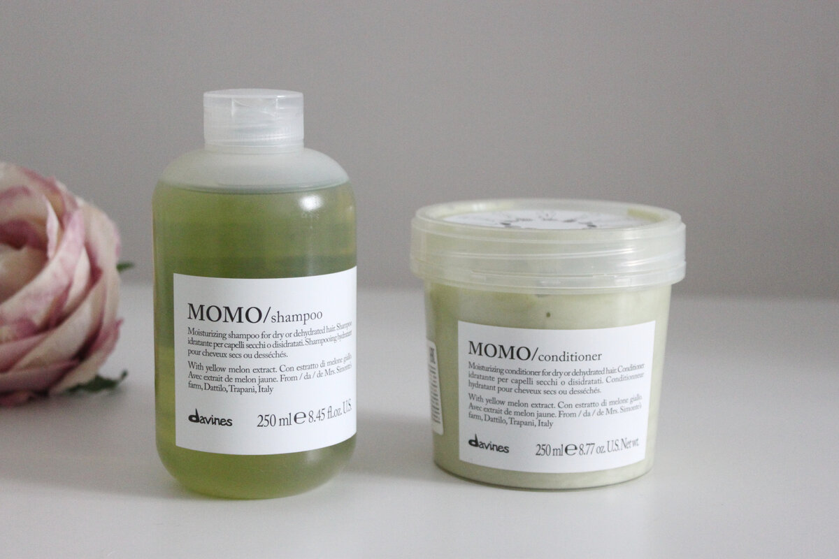Шампунь и кондиционер Davines Momo.