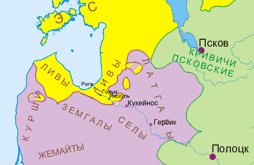 Ливония в переводе с латинского – земля ливов. На рубеже XII—XIII веков это земли в низовьях Западной Двины, прибрежные территории Рижского Залива, на юге — земли куршей. Со 2-й четверти XIII века по 1561 год имеется в виду уже вся территория современных Латвии и Эстонии, завоёванная немецкими рыцарями-крестоносцами.