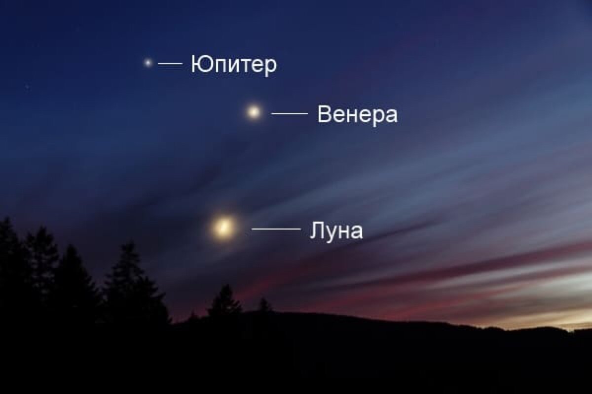 Какие объекты можно увидеть. Юпитер на ночном небе. Яркость Юпитера на ночном небе. Яркость Венеры на ночном небе.