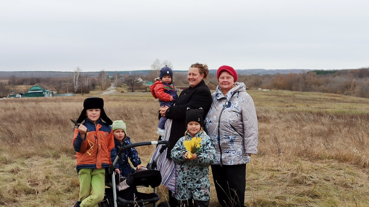 Наша компания грибников.