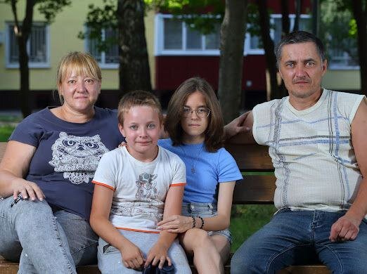 Семья Денисовых. Фото представлено Александром. 