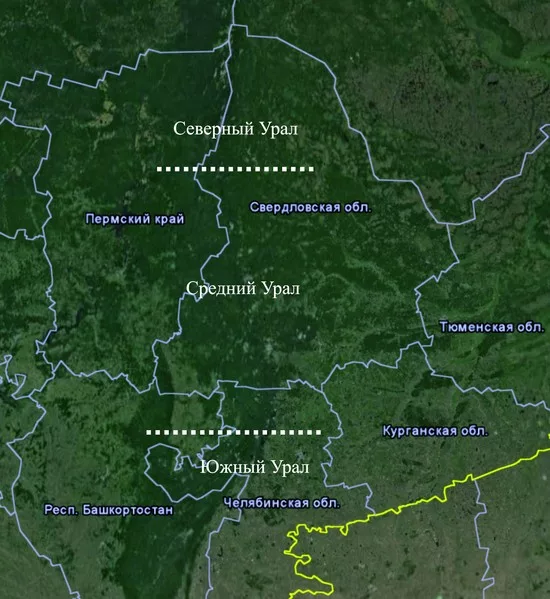 Крупнейший город уральского региона. Северный средний и Южный Урал на карте. Карта Северного Урала с городами. Южный Урал границы.