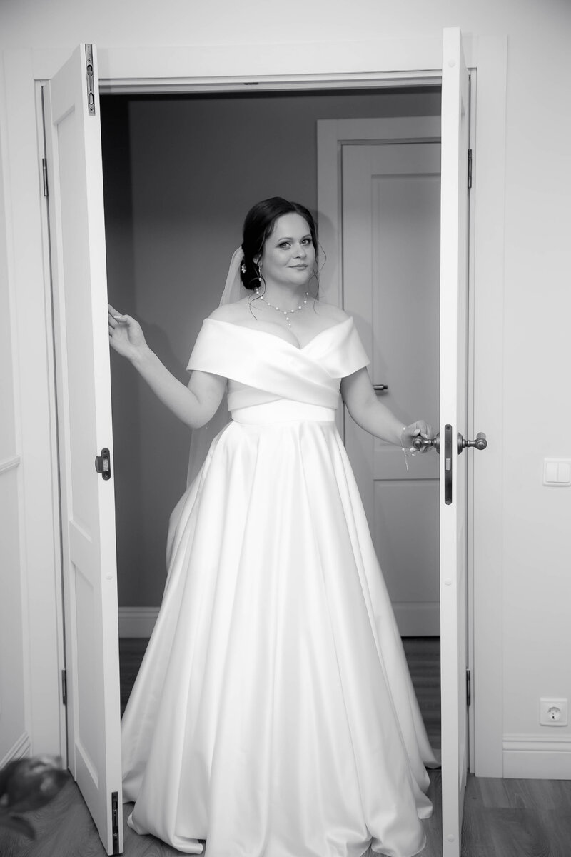 Свадебная фотография ч/б