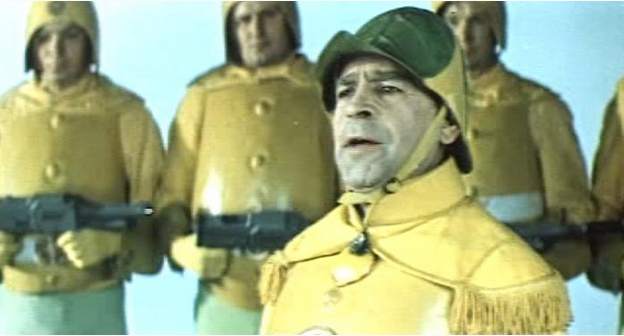 И.Годлевский в фильме «Чиполлино» (1972). Фото из интернета.