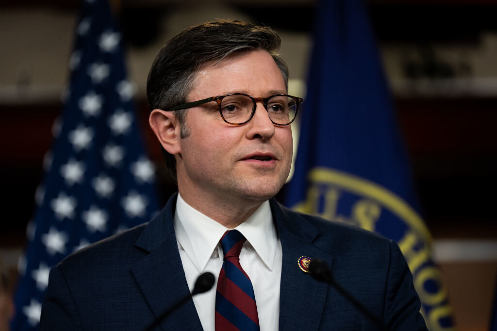     Спикер палаты представителей США Майк Джонсон / Gettyimages.ru / Bill Clark / CQ-Roll Call, Inc