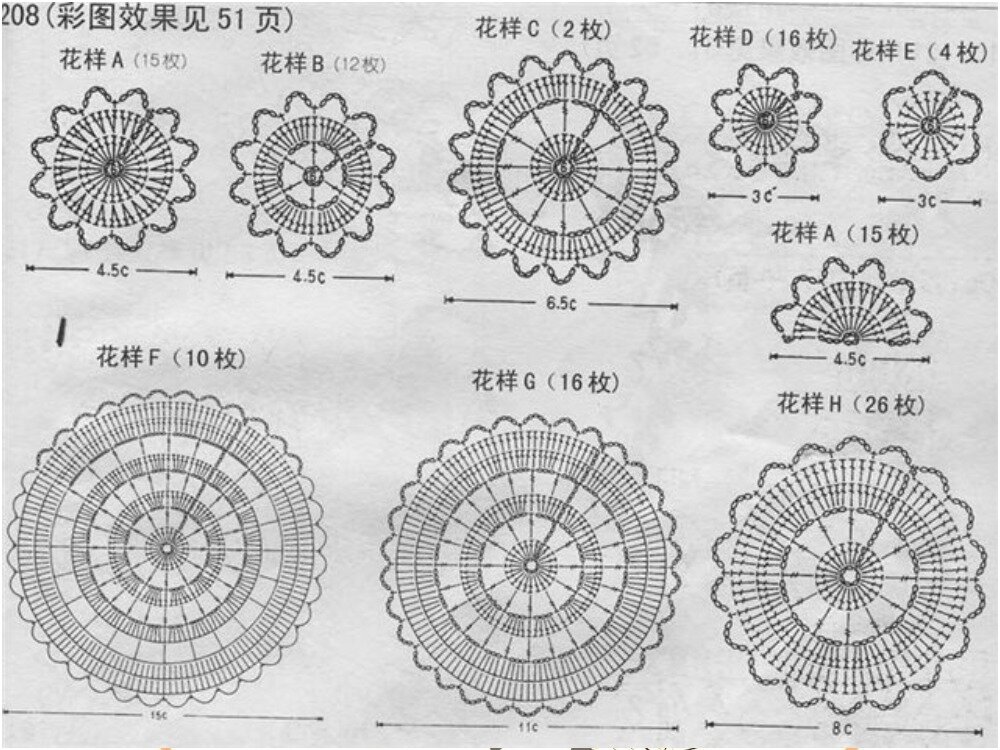 изящный жакет, связанный крючком из круглых элементов
