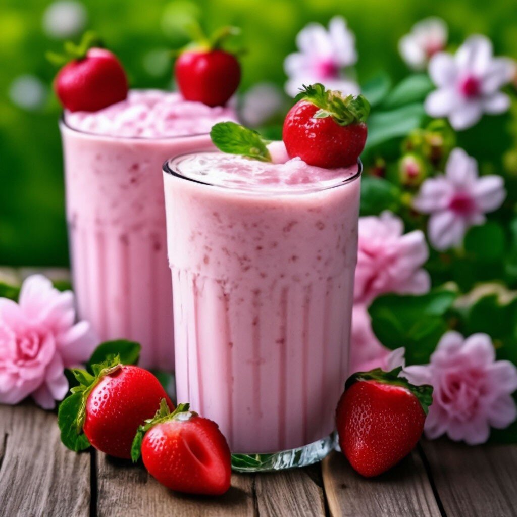 Смузи из клубники