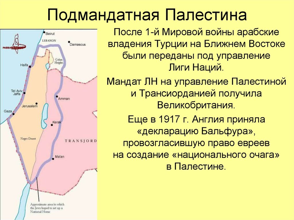 Трансиордания. Арабо израильский конфликт территория Палестины. Палестина на карте после 1 мировой войны. Британский мандат в Палестине карта.