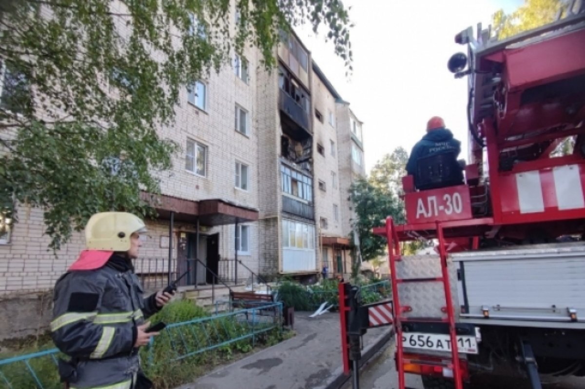    Теплоснабжение восстановили в пострадавшем от взрыва газа доме в Коми