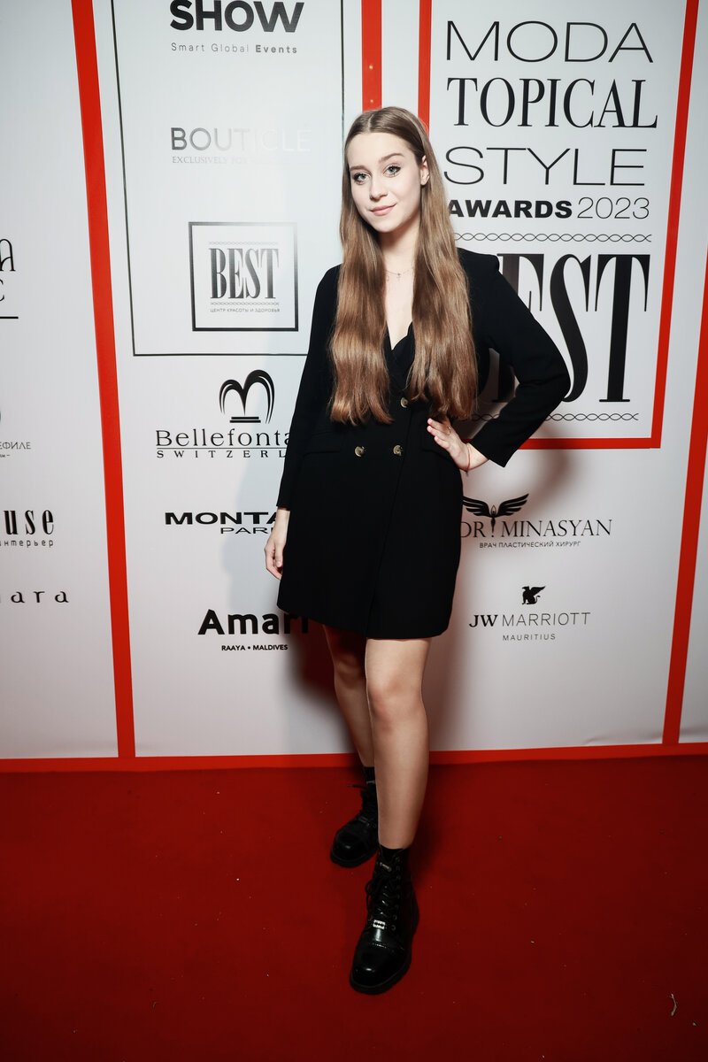 Настя Годунова - посетила премию Мода топикал 2023 .#настягодунова #modatopical2023