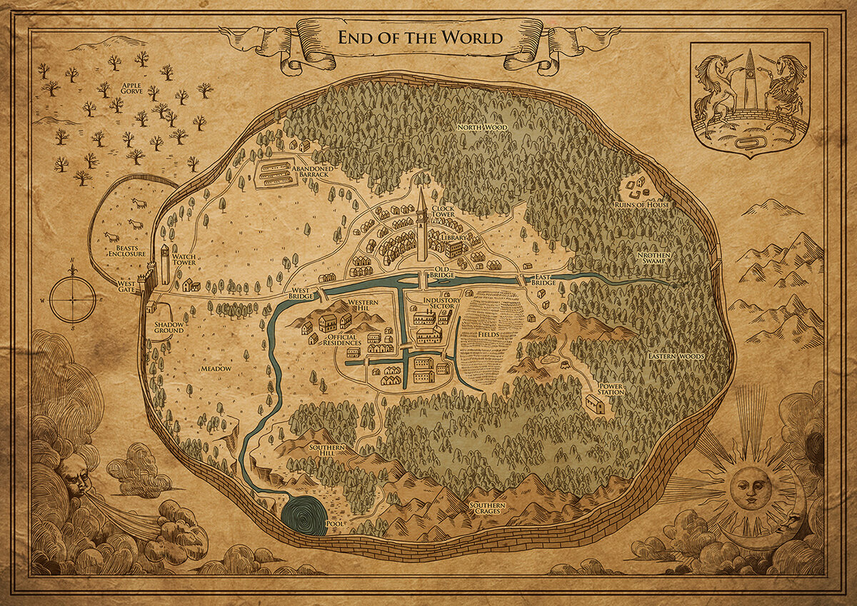 Карта мира "Конец Света"