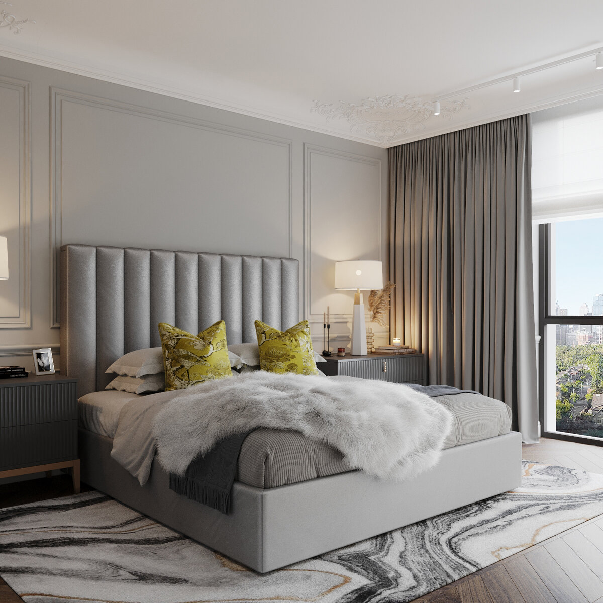 Спальня от Victoria Vlasova Interiors в ЖК NV9