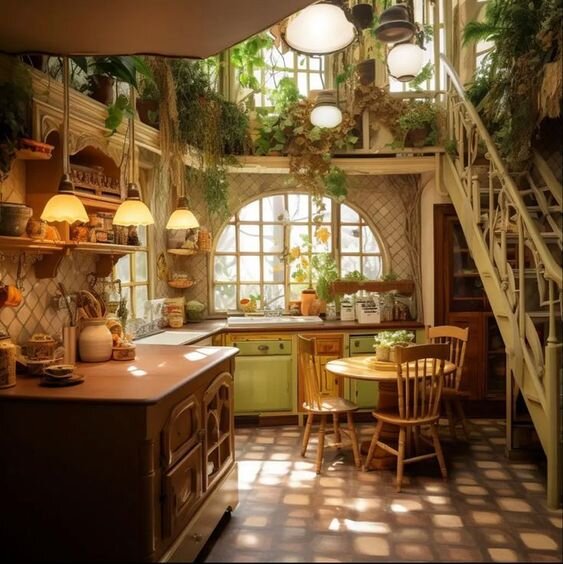 Стильный дизайн проект кухни в стиле шебби шик Shabby chic kitchen decor, Chic k