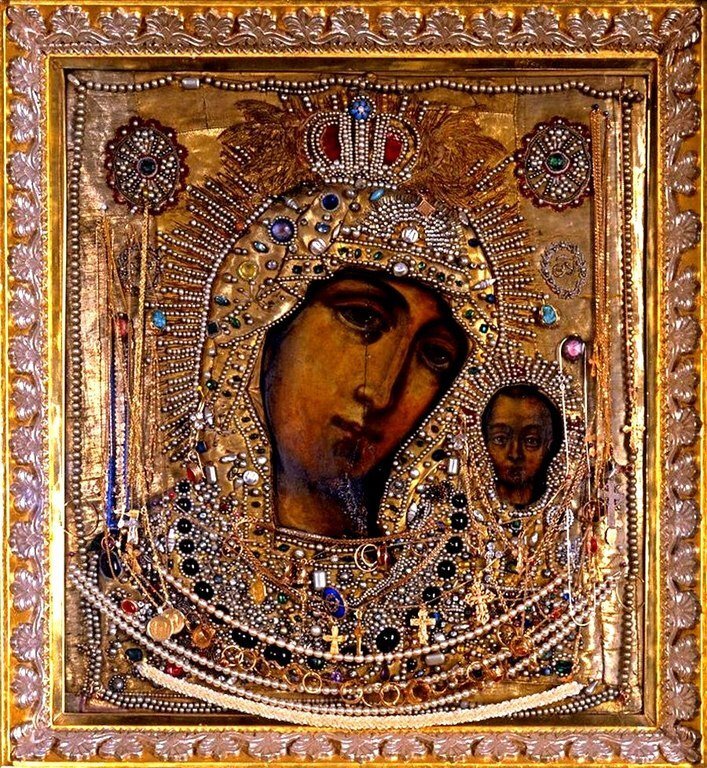 Чудотворный Петербургский список с Казанской иконы Божией Матери