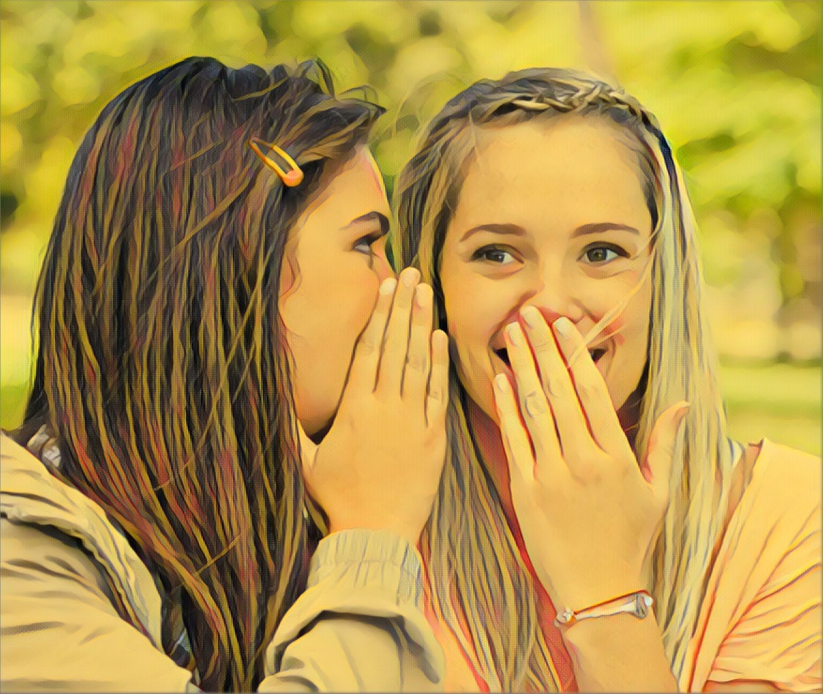 Подруги Верочка и Иринка