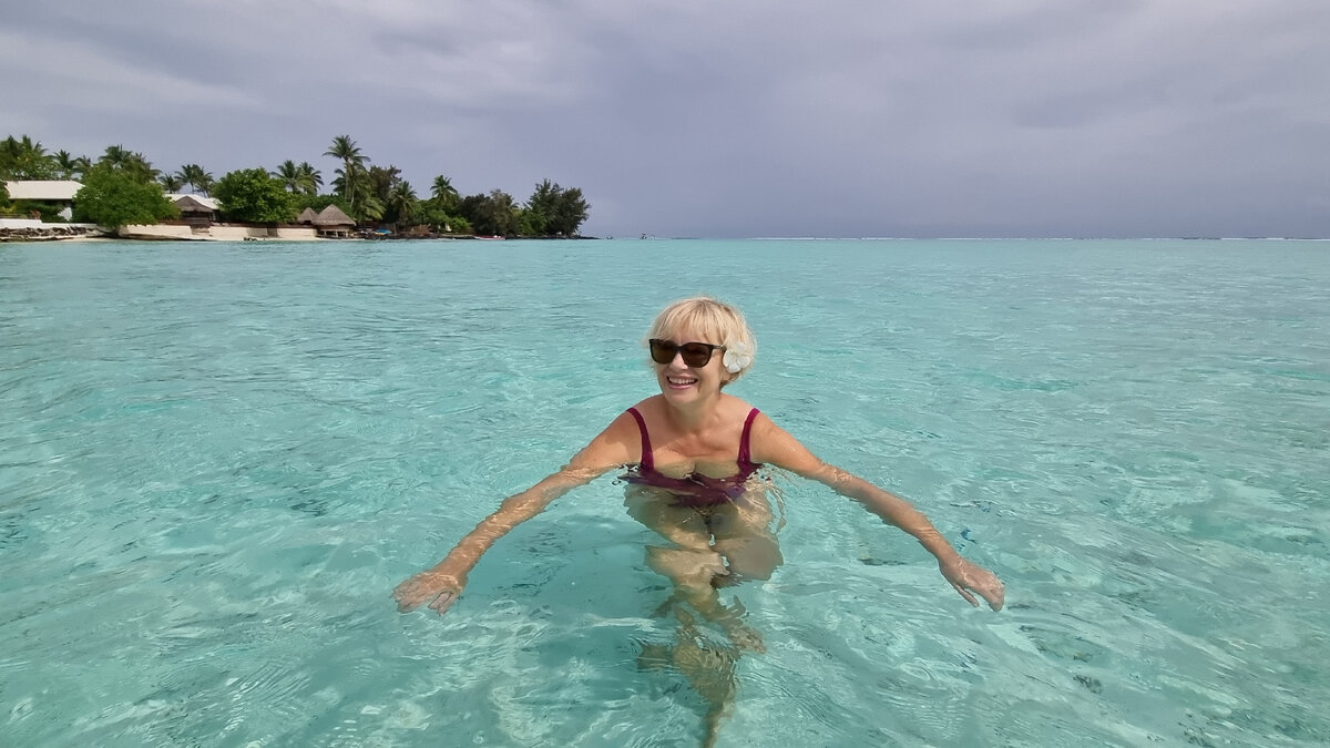 Пляж Матира, остров Бора-Бора, Французская Полинезия