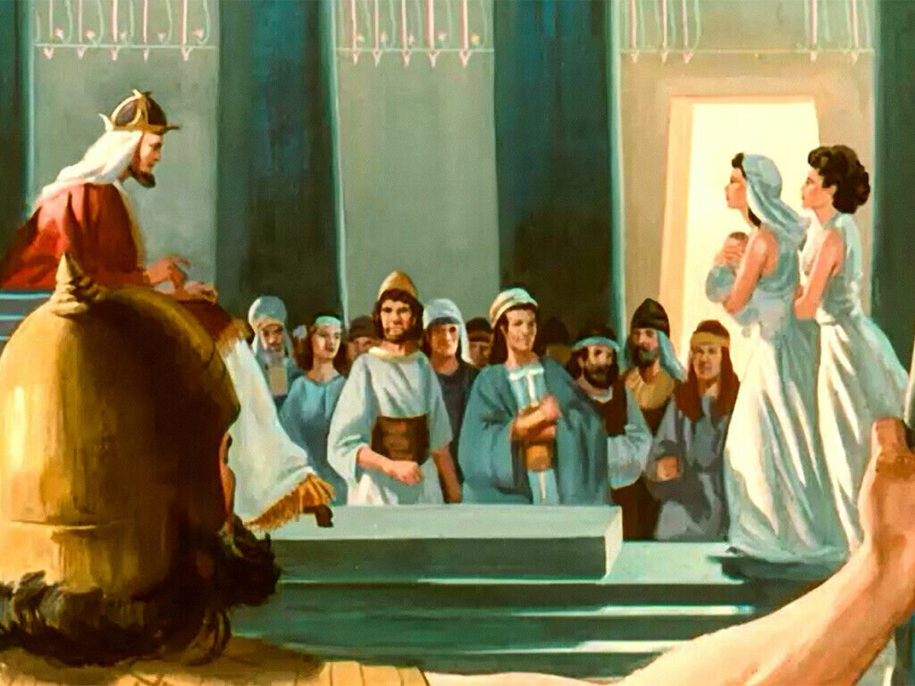 Naamah wife of solomon. Царь Соломон две женщины и один ребенок. Царь Соломон детская Библия. Царь Соломон и две матери. Мудрый царь Соломон JW.