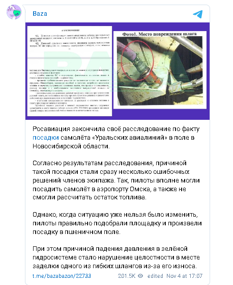 Фото: Скриншот Телеграм 