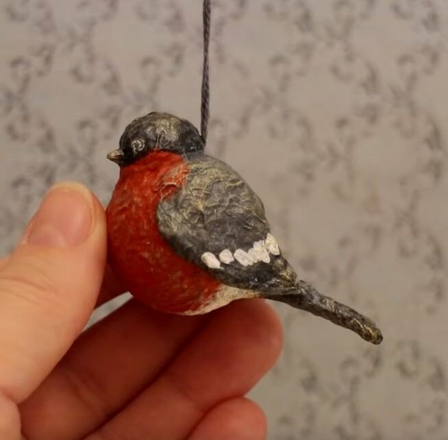    Елочная игрушка снегирь   
Источник: Кадр из видео