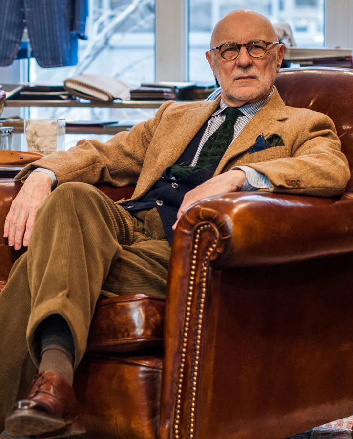 Брюс Бойер – американский журналист, бывший редактор моды GQ и Esquire, очень любит сочетать твидовый пиджак с вельветовыми брюками. Фото: articlesofstyle.com