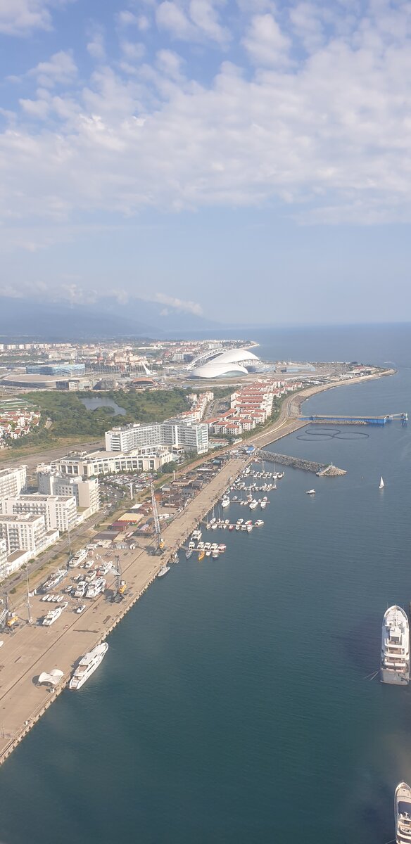 Сочи. Вид из самолёта.