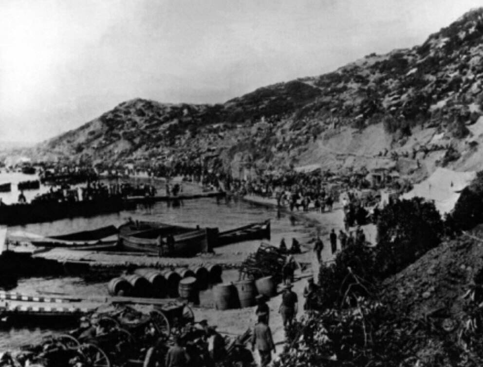 Высадка в Галлиполи, 1915 год