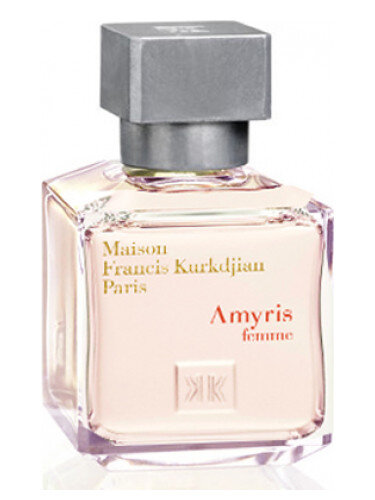 Amyris Femme Maison Francis Kurkdjian — это аромат для женщин, он принадлежит к группе цветочные мускусные . Amyris Femme выпущен в 2012 году. Парфюмер: Francis Kurkdjian. Верхние ноты: Цветок лимона и Калифорнийский апельсин; средние ноты: Амирис и Ирис; базовые ноты: Ветивер, Мускус и Амбра.