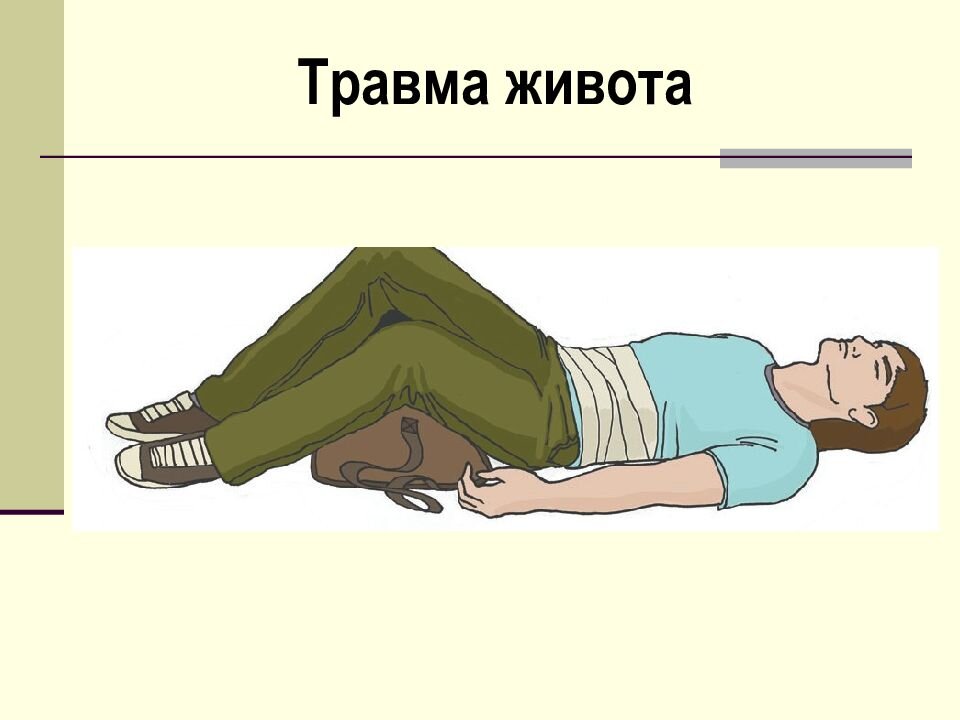 Травма живота и таза положение. Закрытая травма живота.