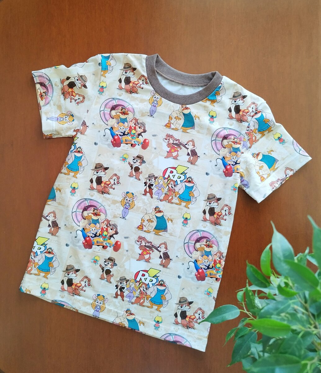 Футболка, размер 128. Кулир с лайкрой