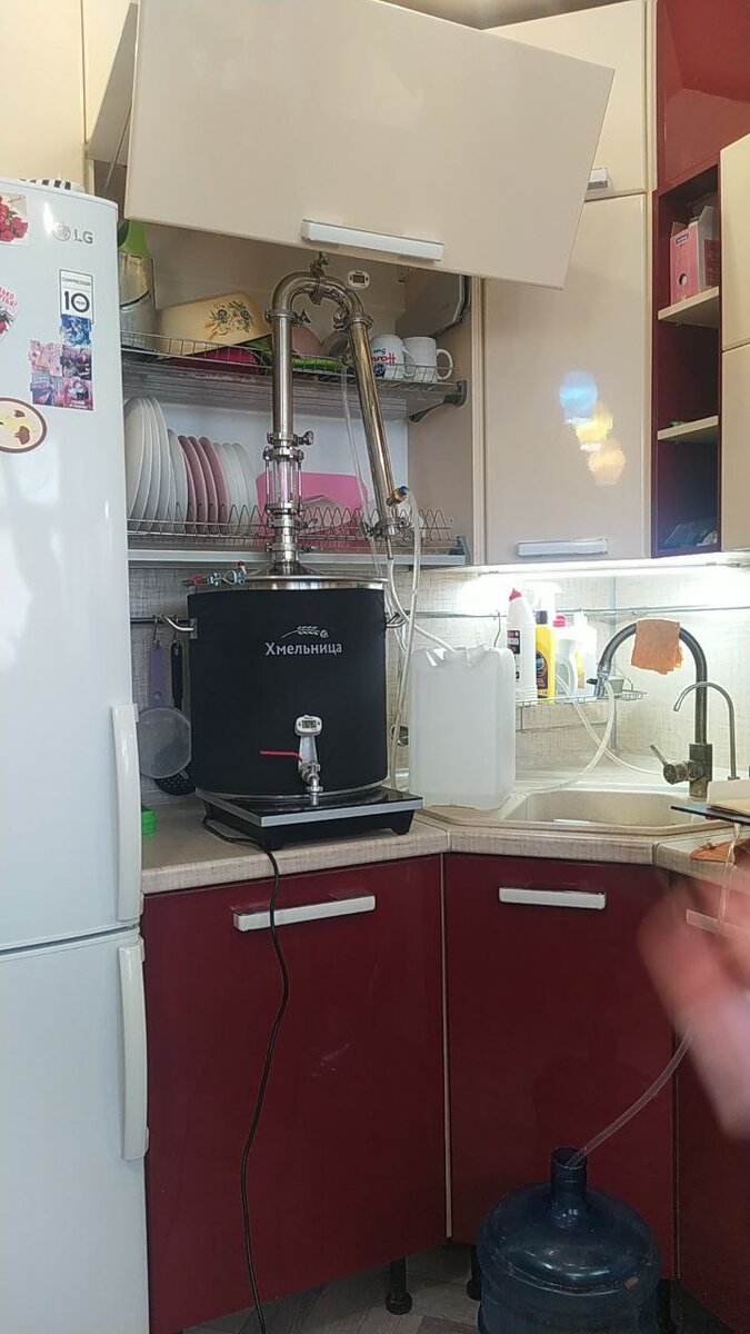 Так ввглядела первая перегонка раньше. Фото автора.