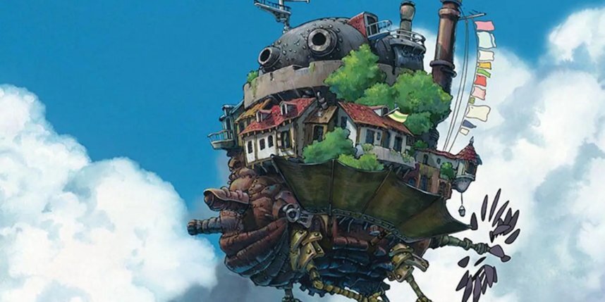    Кадр из мультфильма "Ходячий замок".кадр из мультфильма, Studio Ghibli
