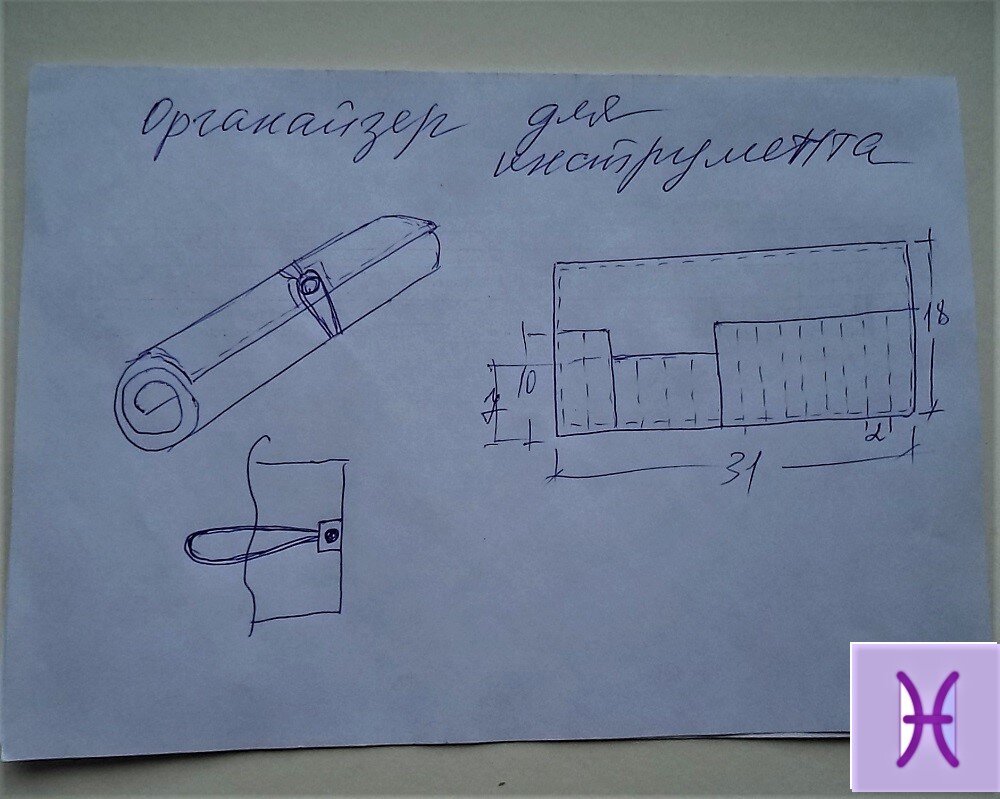 Кожаный органайзер для инструмента будущего скульптора | Ручная работа |  Дзен