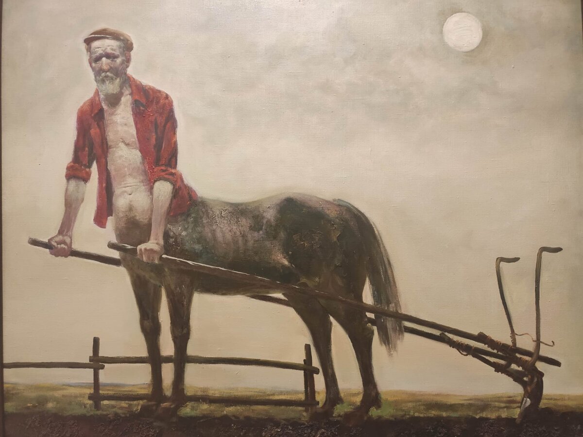   Художественная работа из экспозиции музея “Эрарта” Антон Яцков