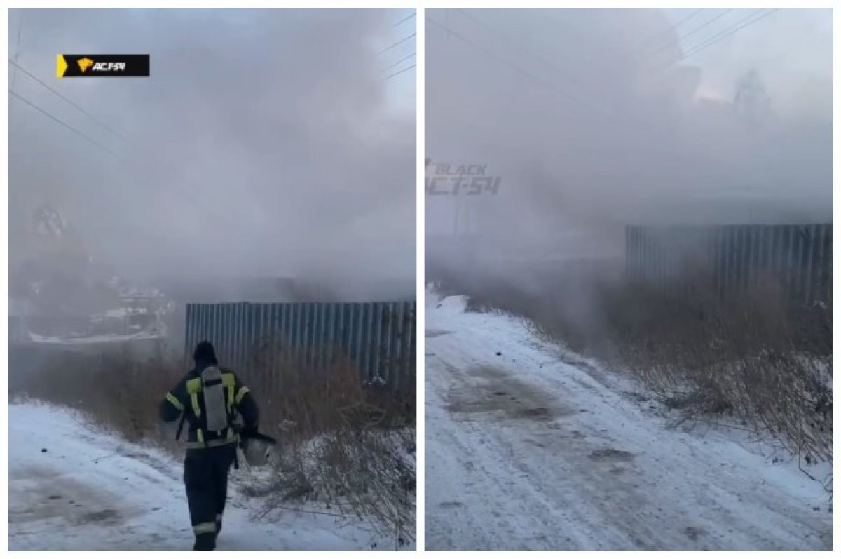    В Новосибирске погибла женщина при пожаре в доме на Седова