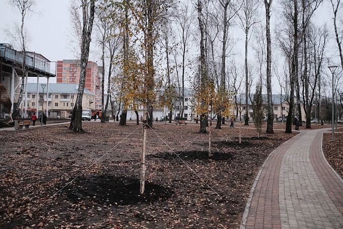 Общая площадь благоустройства на территории Березовой рощи превышает 6,4 га. Стоимость работ -  почти 129 млн руб. Они начались в апреле этого года.📷
