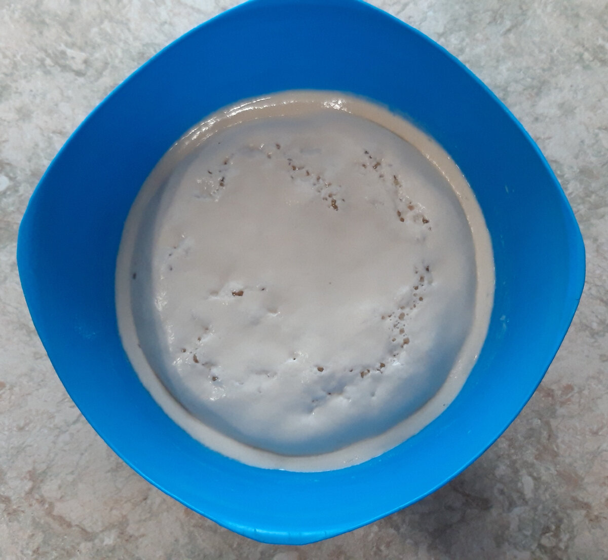 Получается своеобразная опара