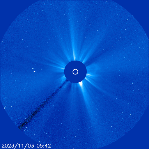 Корональный выброс 3 ноября 2023 