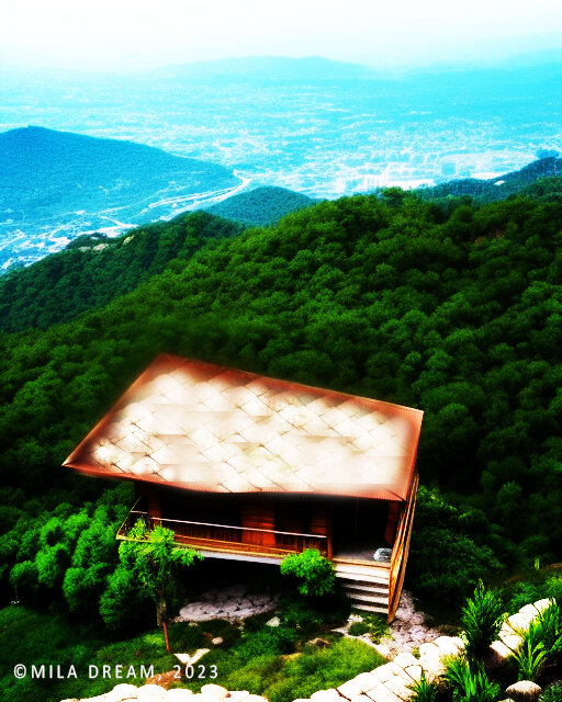 Дача на верхушке горы  / The dacha on the top of the mountain