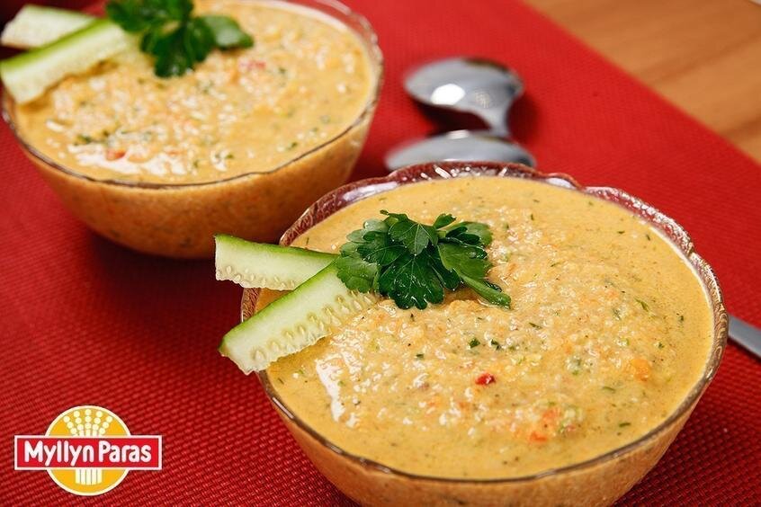 Рецепт Гаспачо с отрубями Myllyn Paras