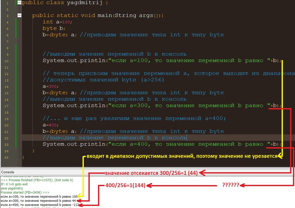 преобразование типов данных