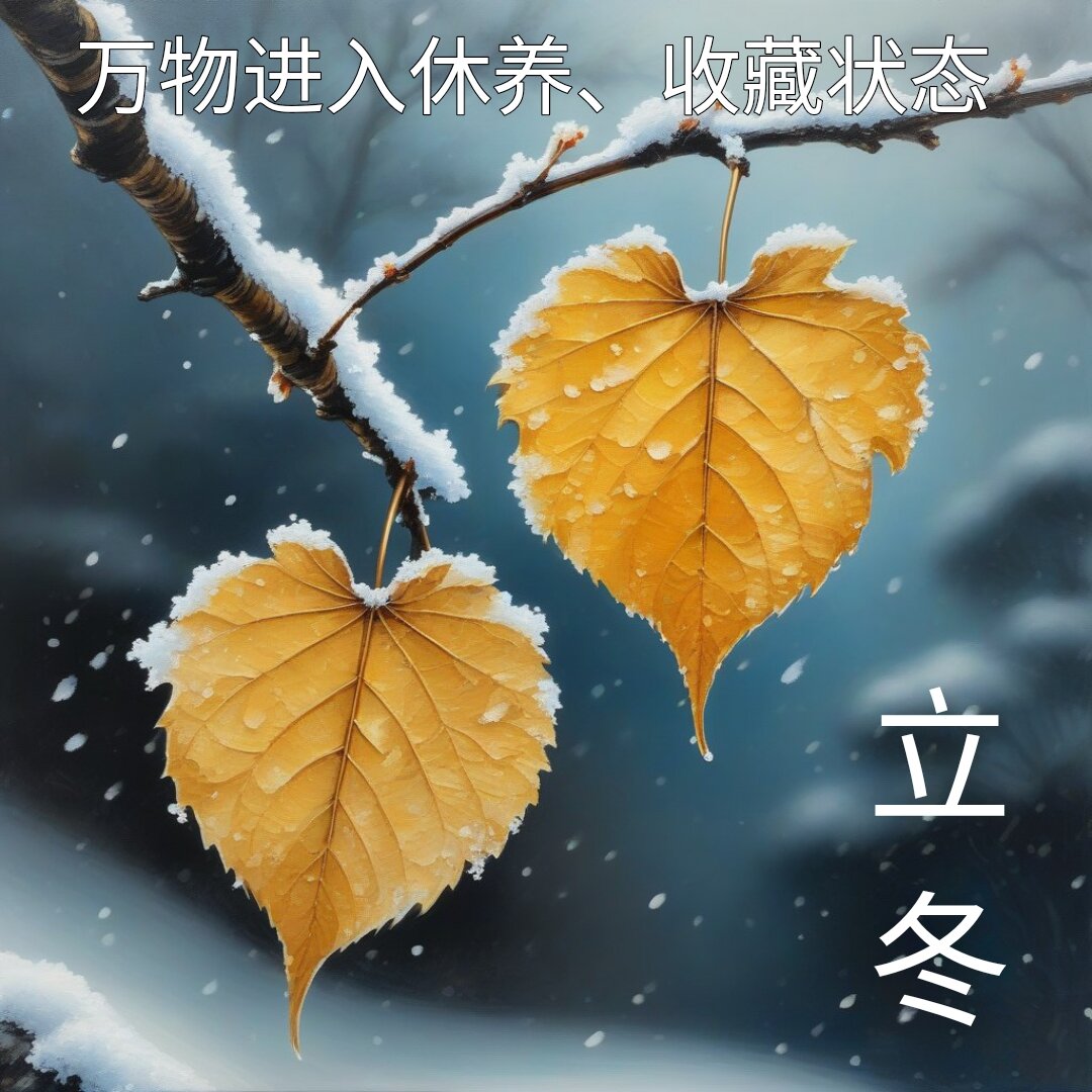 立冬——万物进入休养、收藏状态 Сезон Начало зимы. Все живое замирает 